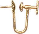 18KY SCREW (FRENCH) BACK W/CUP & PEG