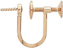 18KY HEAVY SCREW(FRENCH) BACK W/CUP &PEG