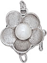 14KW ROUND CLASP W/ STAR DESIGN TOP