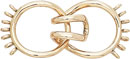 18KY HOOK & EYE BEAD CLASP 7 ROW