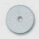 PLASTIC DISC FOR EARRING (ORDER MULITPLES OF 100)