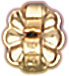 18K PINK FRICTION NUT MED HVY WT 6x5.25mm