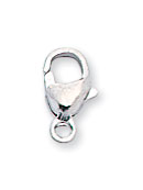 18K PINK PEAR SHAPE CLAW LOCK 8x4mm