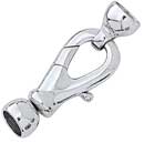 18KY 2 PART CLAW LOCK W/END RINGS 18.3 x 9 mm