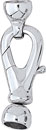 18KW 2 PART CLAW LOCK W/END RINGS 18.3 x 9 mm
