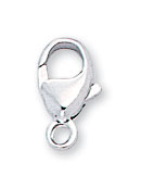 18K PINK PEAR SHAPE CLAW LOCK 9x4.75mm