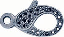 18KW PS LOBSTER CLASP 20x10mm FOR 40 DIA .0075