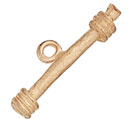 18KY CAST TOGGLE BAR 3/4