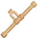18KY CAST TOGGLE BAR 1 1/8