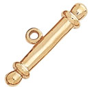 18KY FANCY CAST TOGGLE BAR 1