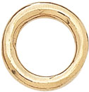 18KY CAST RING FOR TOGGLE BAR 1/2