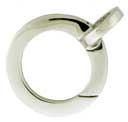 S.S. LOBSTER CLAW W/LOOP 30 x 22.8mm