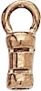 14KY CHAIN END W/CRIMP 2.7mm OPENING