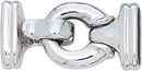 14KW FOLDOVER CLASP 29x14mm W/ OBLONG CAPS 12.7x5mm