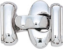 14KW FOLD OVER CLASP 19.25 X 14.7 MM W/OBLONG CAPS 11.0 X 4.0 MM