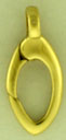 OVAL CARABINER SPRING CLASP 16.5 X 7mm