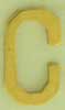 14KY STAMPED BLOCK INITIALS 3/16