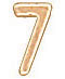 14KW STAMPED NUMBERS 1/4