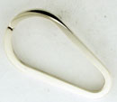 S.S. TEARDROP SPLIT KEY RING 1 3/4
