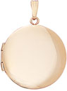 14KY SHINY ROUND LOCKET 21mm