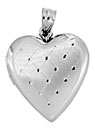14KW 20mm FANCY HEART LOCKET