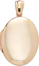 14KW SHINY XHEAVY OVAL LKT 25x19mm