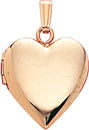 G.F. SHINY HRT LOCKET 11.5mm