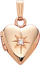 14KW HEART BABY LKT HAND ENG 10mm W DIA
