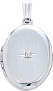 14KW FLOR OVAL LOCKET 16x13mm W/DIA