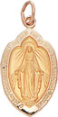 S.S. OVAL MIRACULOUS MEDAL 3/4