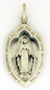 S.S. OVAL MIRACULOUS MEDAL 7/8