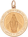 14KY RD HOLLOW MEDAL 3/4