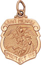14KY HOLLOW ST. MICHAEL SHIELD 3/4
