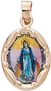 14KY MIRACULOUS ENAMEL 1/2