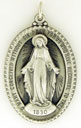 S.S. OVAL MIRACULOUS MEDAL 34mm
