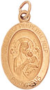 14KY OVAL MEDAL 5/8