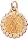 14KY ROUND MEDAL 1/2