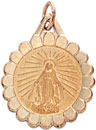 14KY ROUND MEDAL 5/8
