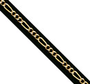 S.S. DIA CUT FIGARO CHAIN 1.4mm 16