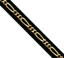 S.S. DIA CUT FIGARO CHAIN 2.1mm 16