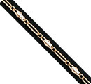 14KW FANCY BAR LINK CHAIN 16