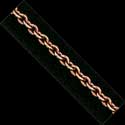 18K PINK CABLE CHAIN 1.5mm 16