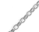 14KW OVAL FLAT ROLO CHAIN 1.5mm 15