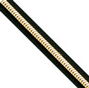 18K GREEN SQ SNAKE CHAIN DIA CUT 8 SIDES 1.7mm