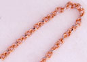 14K PINK DIA CUT TWISTED LINK 1.1mm