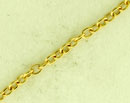 14KY HOLLOW OVAL LOOSE CABLE CHAIN 2.3mm