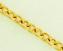 14KY HOLLOW OVAL CABLE CHAIN 4.8mm