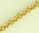 14KY HOLLOW OVAL CABLE CHAIN 5.9mm