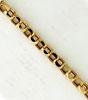 14K PINK HOLLOW DIA CUT ROLO CHAIN 1.5mm