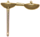 G.F. POST W/2 3.5mm CUP & PEG